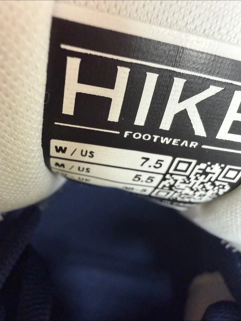 Hike Footwear Women's Navy Knit Athletic Sneakers by  - Lightweight Comfort